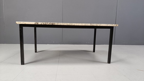 Image 1 of Table basse vintage en travertin, 1970