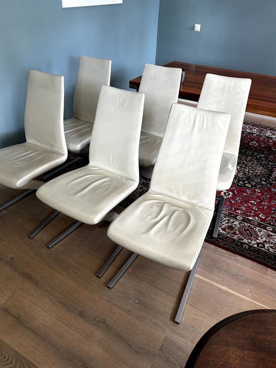 Image 1 of 6x Rolf Benz Dining Room Chairs 7800 Stu