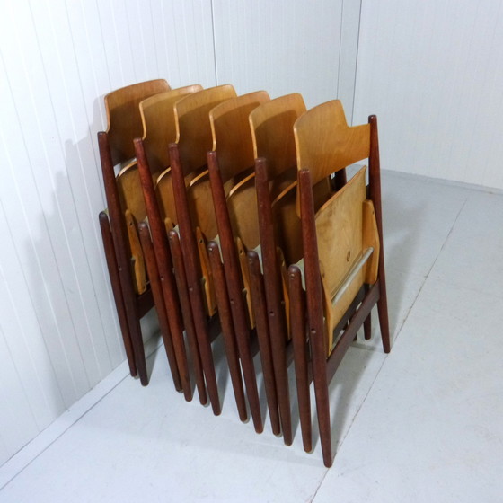 Image 1 of 6 Egon Eiermann SE 18 folding chairs Wilde + Spieth, 1950