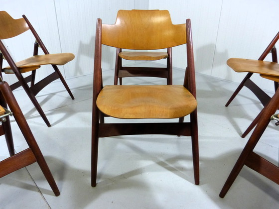 Image 1 of 6 Egon Eiermann SE 18 chaises pliantes Wilde + Spieth, 1950