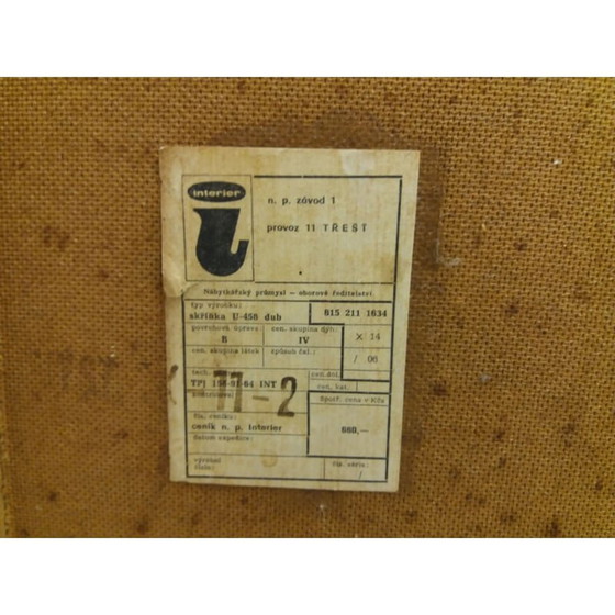 Image 1 of Vintage wood veneer sideboard by Jiri Jiroutek, Czechoslovakia 1960