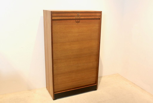 Dutch Library Office Storage Cabinet with Sliding Door