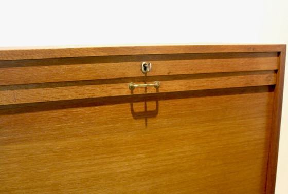 Image 1 of Bibliothèque hollandaise Bureau armoire de rangement avec porte coulissante