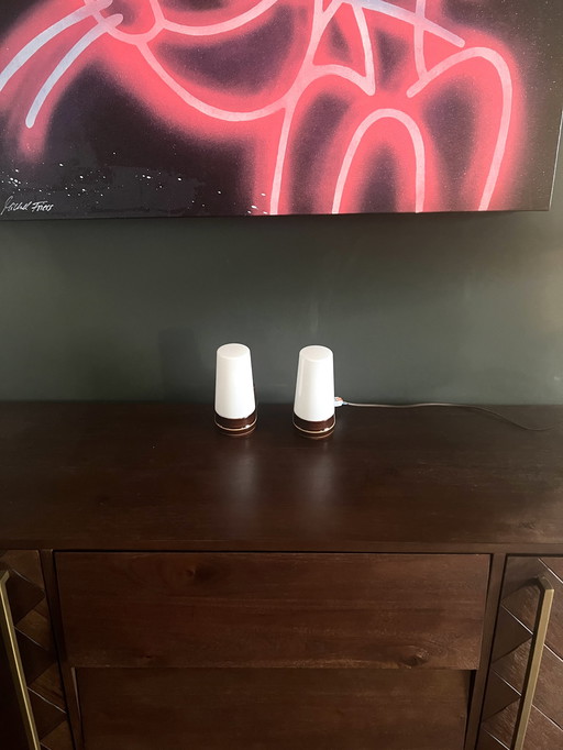 2x Mid - Century IFO wall lamp