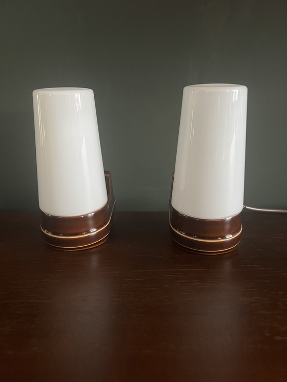 Image 1 of 2x Mid Century IFO lampe murale