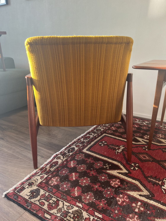 Image 1 of 2x Midcentury Teak Easy Chairs with Table