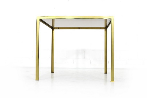 United workshops gold Hollywood Regency coffee table / side table in brass