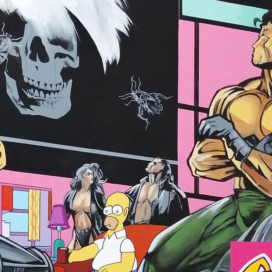 Image 1 of Ritratto pop vintage di Warhol di Pierre Jacob, 2020