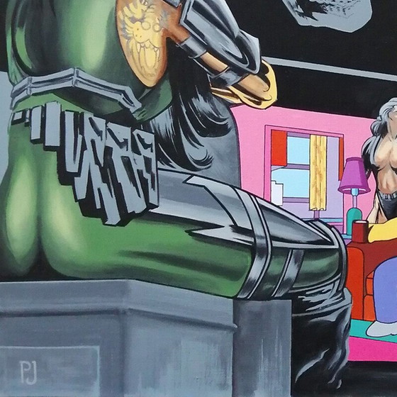 Image 1 of Ritratto pop vintage di Warhol di Pierre Jacob, 2020