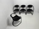 4 sillas de comedor Memphis posmodernas 