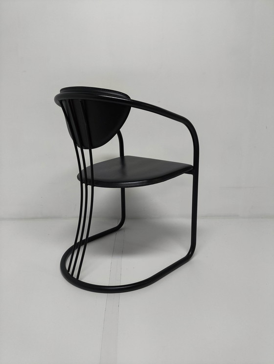 Image 1 of 4X Post Modern Memphis Dining Chairs 