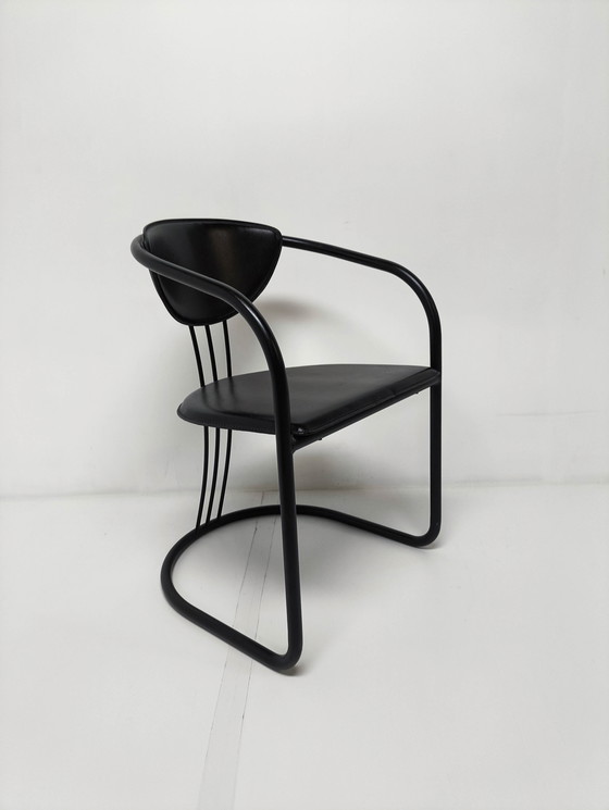 Image 1 of 4X Post Modern Memphis Dining Chairs 