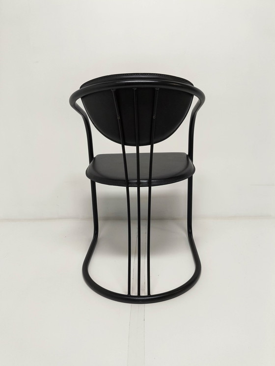 Image 1 of 4X Post Modern Memphis Dining Chairs 