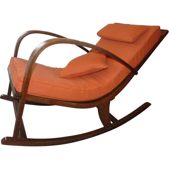 Image 1 of Mid century re-upholstered rocking chair - 1950s