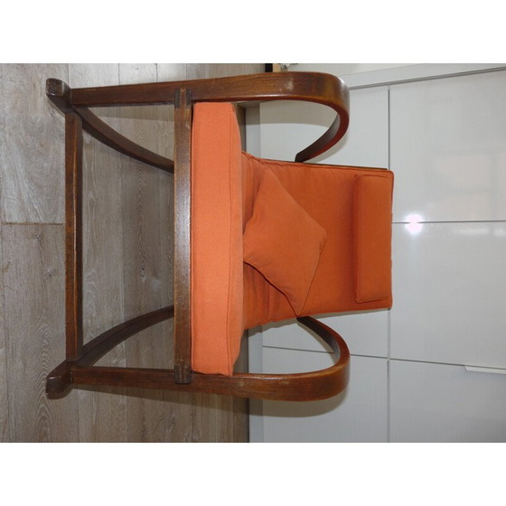 Image 1 of Mid century re-upholstered rocking chair - 1950s