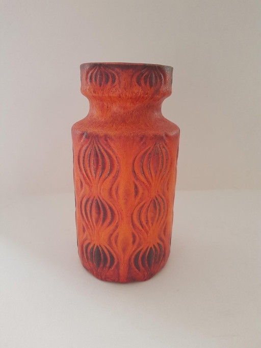 Orange Amsterdam Vase From Scheurich