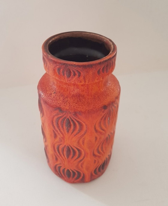 Image 1 of Orange Amsterdam Vase From Scheurich