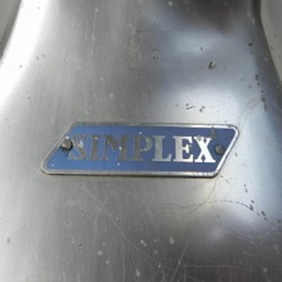 Image 1 of Table en aluminium pour machine de découpe Simplex - années 1950