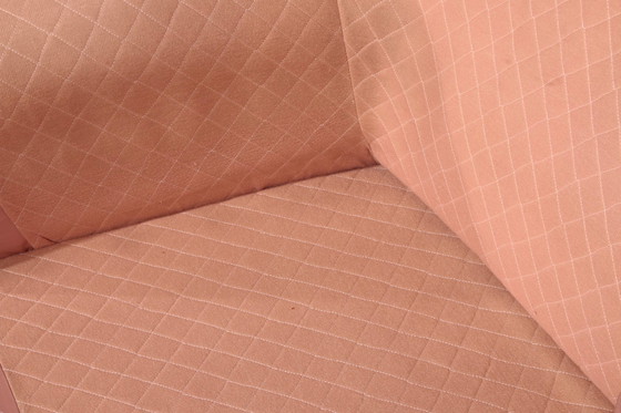 Image 1 of Italian Lounge Set – 4-Piece Rose Pink Leather (1970S)