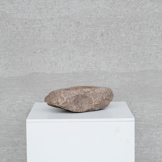 Image 1 of Vintage primitive stone bowl, 1920s
