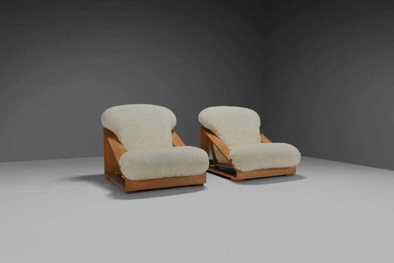 Image 1 of 2x Stilwood Lounge Chairs by Renato Toso and Roberto Pamio