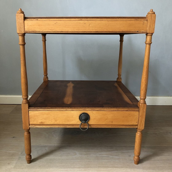 Image 1 of 2 comodini in legno di mogano inglese