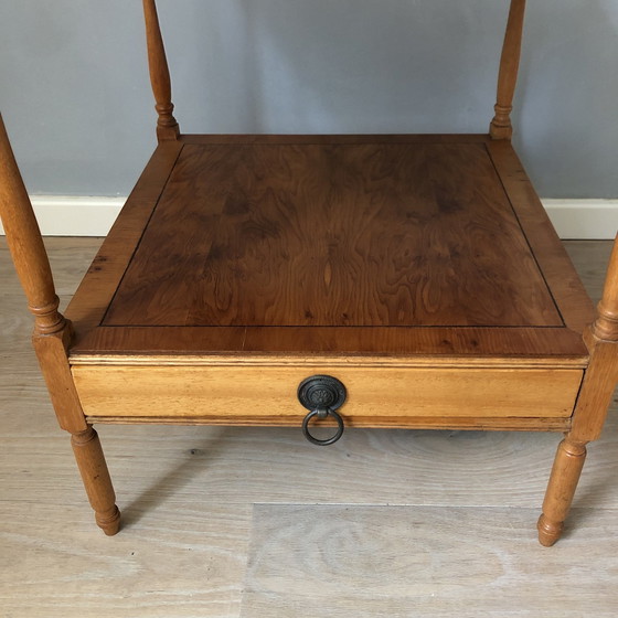 Image 1 of 2 comodini in legno di mogano inglese