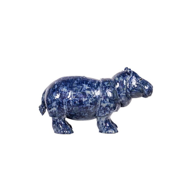 Image 1 of Vintage sculpture in glazed stoneware by Valérie Courtet