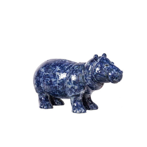 Vintage sculpture in glazed stoneware by Valérie Courtet