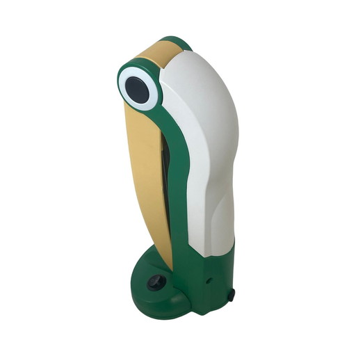 Lampe Toucan - Pop Art / Space Age Design - Edition verte et jaune