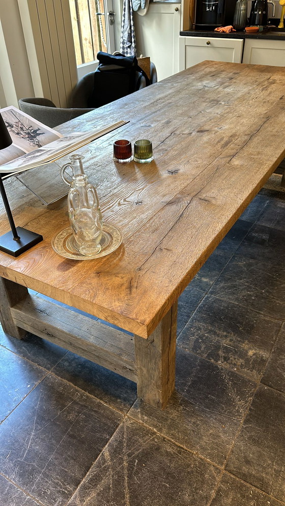 Image 1 of Table de cloître en chêne