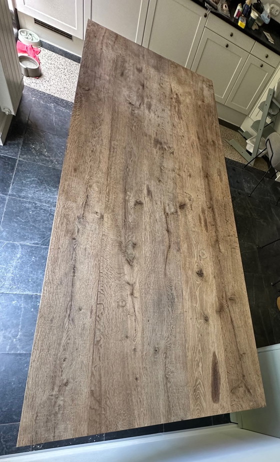 Image 1 of Vintage oak monastery table