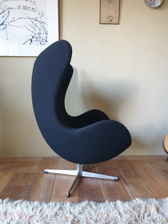 Image 1 of Fritz Hansen Egg And Swan Chair With Footstool