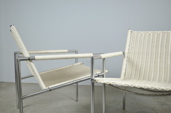 Image 1 of Spectrum / Poltrone vintage in rattan Sz01 / Martin Visser / Paesi Bassi anni '80