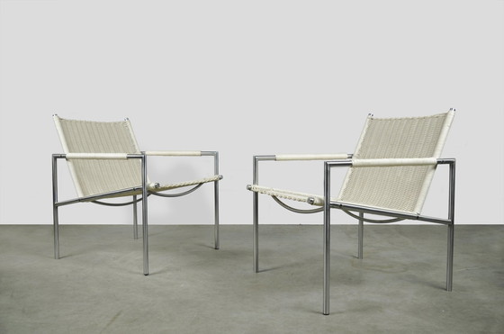Image 1 of Spectrum / Poltrone vintage in rattan Sz01 / Martin Visser / Paesi Bassi anni '80