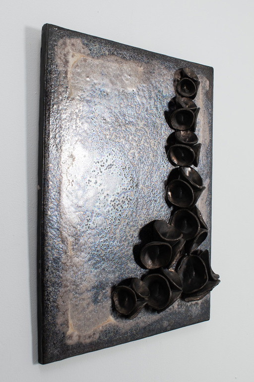 Ceramic 3D wall sculpture