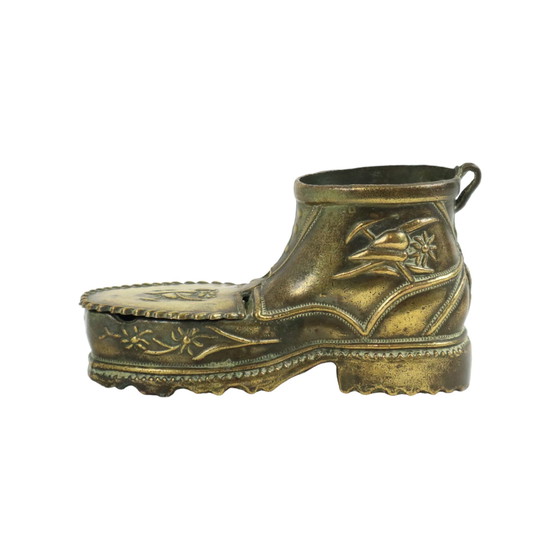 Image 1 of Copper Shoe Ashtray Italy