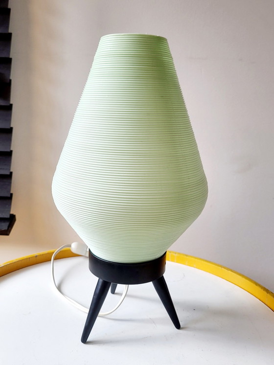 Image 1 of Lampada vintage a forma di alveare, Hong Kong, anni '60, plastica, treppiede
