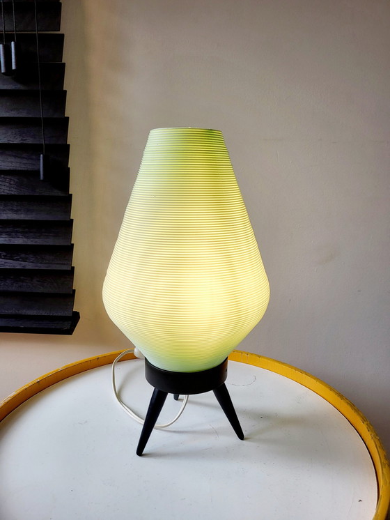 Image 1 of Lampada vintage a forma di alveare, Hong Kong, anni '60, plastica, treppiede