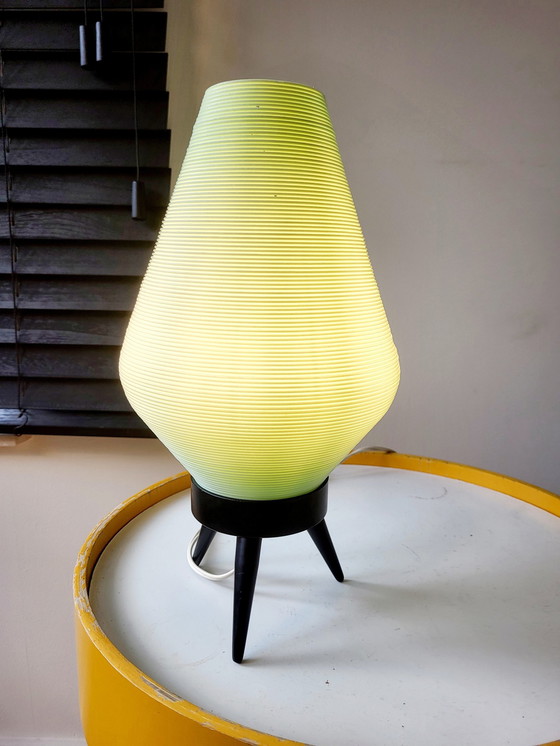 Image 1 of Lampada vintage a forma di alveare, Hong Kong, anni '60, plastica, treppiede