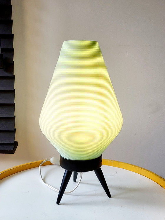 Image 1 of Lampada vintage a forma di alveare, Hong Kong, anni '60, plastica, treppiede