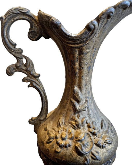 Vintage Zinc Pitcher From Egypt