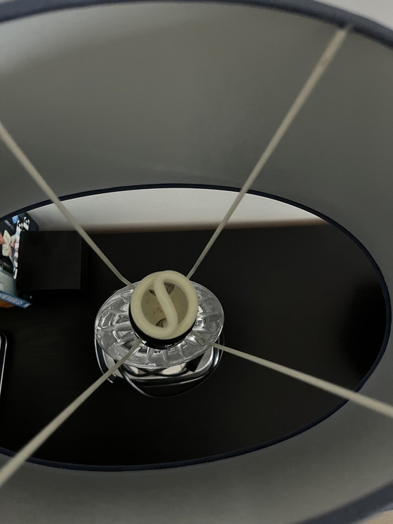 Image 1 of Lámpara de mesa Nachtmann con pantalla azul