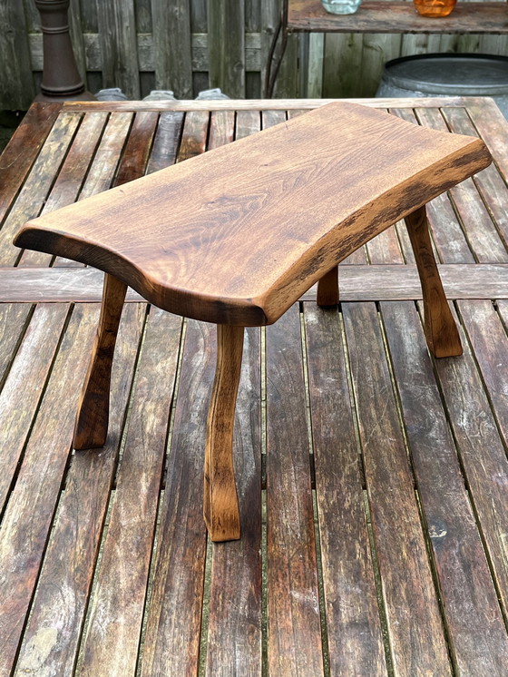 Image 1 of Brutalist Vintage Side Table - Timeless Design from the '60s-'70s