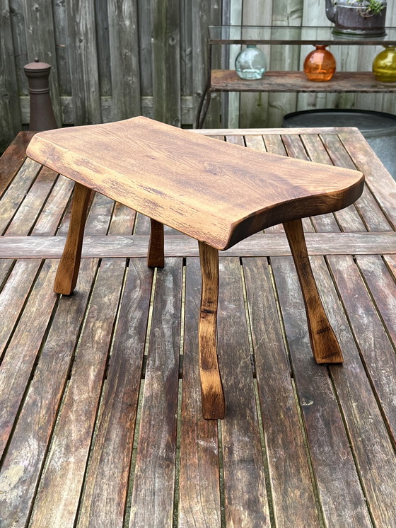 Image 1 of Brutalist Vintage Side Table - Timeless Design from the '60s-'70s