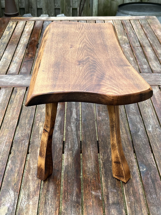 Image 1 of Brutalist Vintage Side Table - Timeless Design from the '60s-'70s