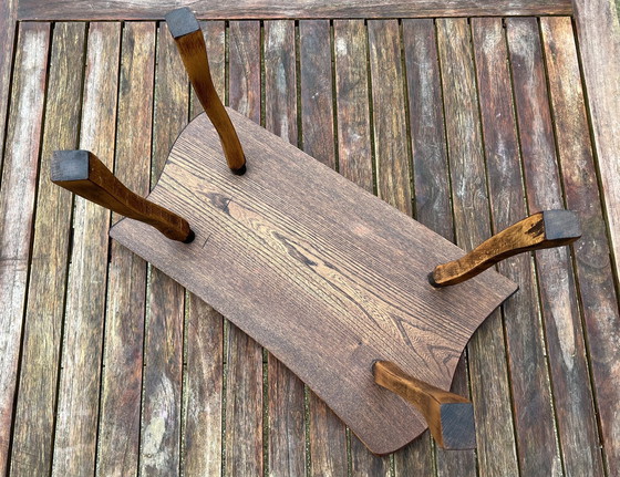 Image 1 of Brutalist Vintage Side Table - Timeless Design from the '60s-'70s