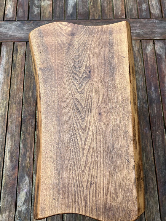 Image 1 of Brutalist Vintage Side Table - Timeless Design from the '60s-'70s