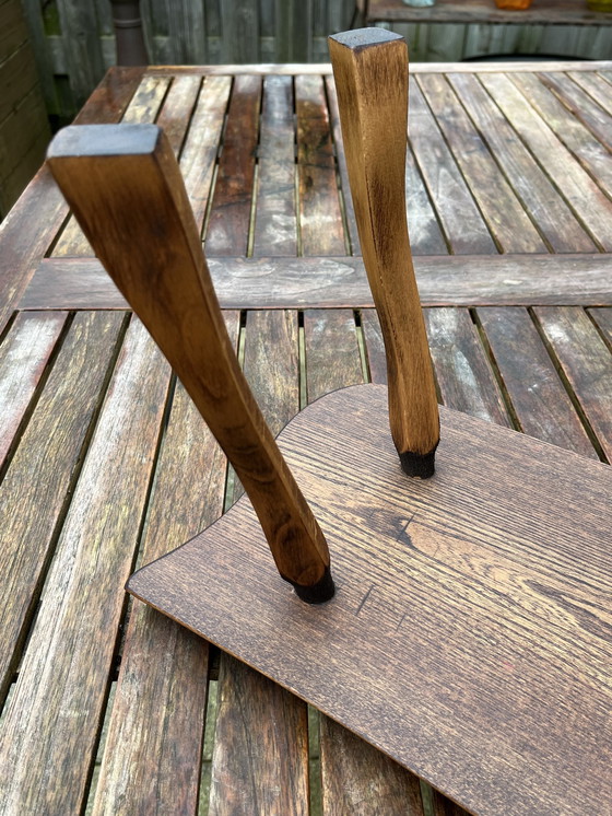 Image 1 of Brutalist Vintage Side Table - Timeless Design from the '60s-'70s