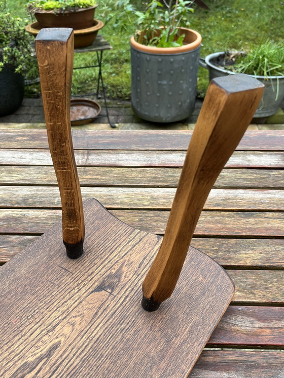 Image 1 of Brutalist Vintage Side Table - Timeless Design from the '60s-'70s
